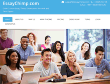Tablet Screenshot of essaychimp.com